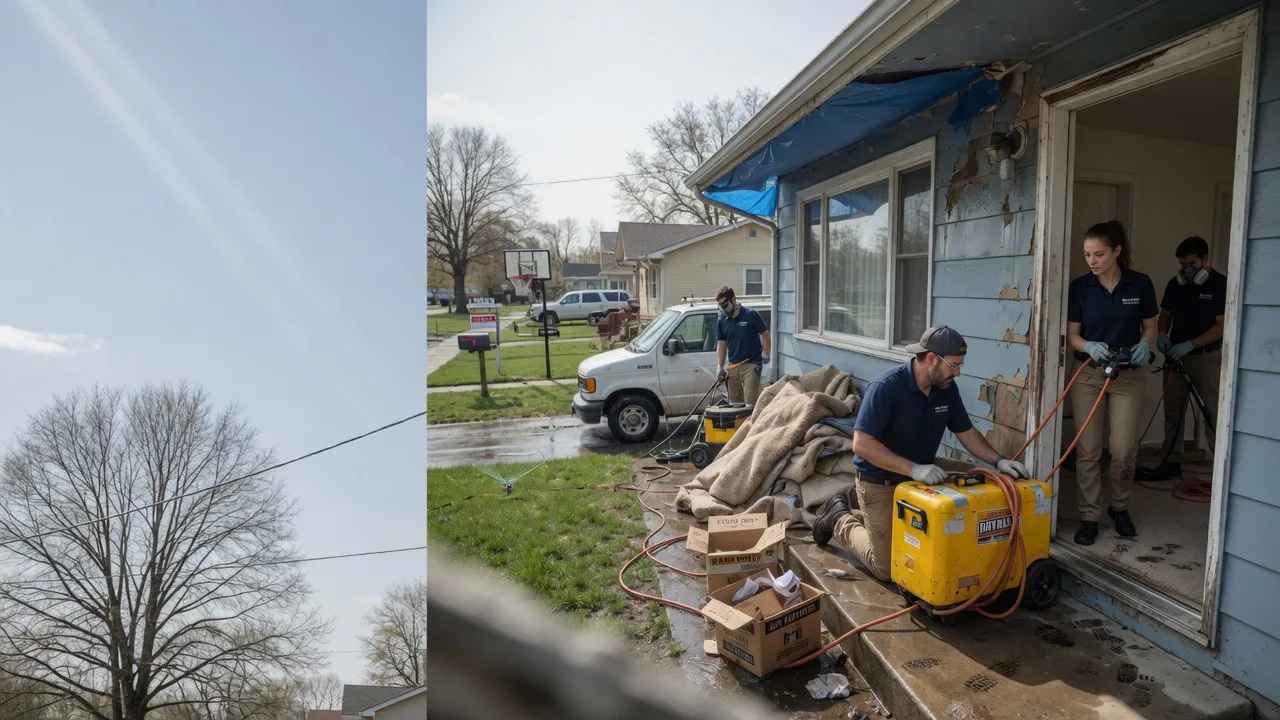Basement Flood Cleanup in New Richmond, OH near me